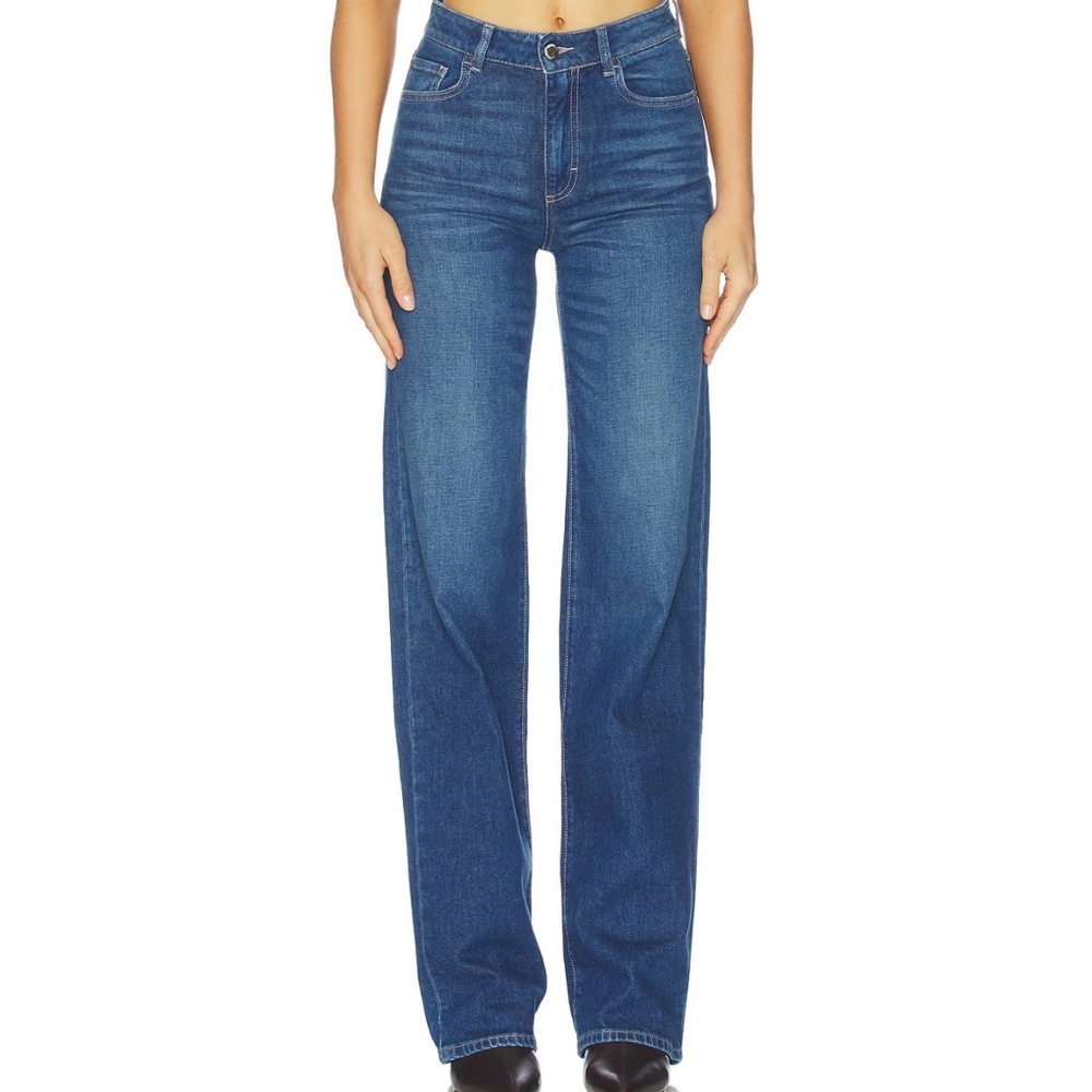 ICON Women's Flare Jeans in Deep Blue